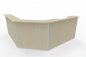 Preview: Empfangstheke Solid Winkeltheke 240x240 cm K3 Ahorn