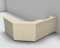Preview: Empfangstheke Solid 260x200cm Ahorn