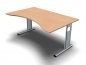 Preview: Schreibtisch Mega Ergo 160 cm Buche
