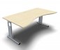 Preview: Schreibtisch Mega Ergo 180 cm Ahorn