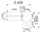 Preview: Ergonomischer Winkelschreibtisch VXM4 243 x 160 cm