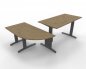 Preview: Winkelschreibtisch XBM10 Asteiche Gestell Grafit