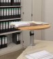 Preview: Ergonomisches Tischpult mit Klemmfuß MAUL Buche Beispiel