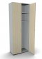 Preview: Garderobenschrank Mega 6 OH Lichtgrau Ahorn