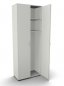 Preview: Garderobenschrank Mega 6 OH Weiss