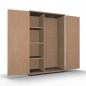 Preview: Garderobenschrank TEN 4 OH 100 cm breit Buche