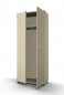 Preview: Garderobenschrank TEN 80 cm breit Ahorn