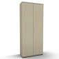 Preview: Garderobenschrank TEN 6 OH 100 cm breit Ahorn