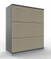 Preview: Registraturschrank TEN 3 Ordnerhöhen, 100 cm breit mit Metallsockel