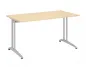 Preview: Schreibtisch 140 x 80 cm Dekor Ahorn