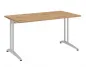 Preview: Schreibtisch 140 x 80 cm Dekor Asteiche
