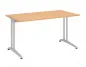 Preview: Schreibtisch 140 x 80 cm Dekor Buche