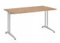Preview: Schreibtisch 140 x 80 cm Dekor Nussbaum