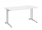 Preview: Schreibtisch 140 x 80 cm Dekor Weiß