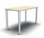 Preview: Homeoffice-Schreibtisch Mega Vierfuß 120 cm Ahorn