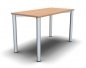 Preview: Homeoffice-Schreibtisch Mega Vierfuß 120 cm Buche