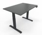 Preview: höhenverstellbarer Schreibtisch Elevate Plus 120 x 80 cm Gestell Anthrazit Tischplatte Onyx
