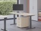 Preview: höhenverstellbarer Schreibtisch Elevate Plus 120 x 80 cm Milieubild