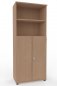 Preview: Kombischrank K2 TEN 5 Ordnerhöhen 80 cm breit Buche