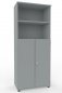 Preview: Kombischrank K2 TEN 5 Ordnerhöhen 80 cm breit Lichtgrau