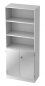 Preview: Aktenschrank 5 OH Front 2 OH weiss/silber