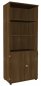 Preview: Kombischrank TEN 5 OH, 80 cm breit Nussbaum