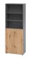 Preview: Kombischrank VH9 6 OH 80 cm Grafit-Asteiche