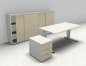 Preview: Komplettbüro GS3 Weiß/Ahorn