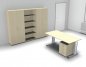 Preview: Komplettbüro GS612 Ahorn