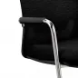 Preview: 2er Set Konferenzstühle Basic Freischwinger Netzrücken Detail Armlehne