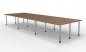 Preview: Konferenztisch 320 x 160 cm  für 16-18 Personen Nussbaum