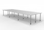 Preview: Konferenztisch 320 x 160 cm  für 16-18 Personen Weiss