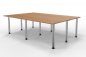 Preview: Konferenztisch 240 x 160 cm rechteckig Buche