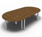Preview: Meetingtisch Mega 320 cm Nussbaum