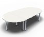 Preview: Konferenztisch Mega 320 cm Weiss