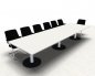 Preview: Meetingtisch TEN 400 cm Weiss