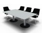 Preview: Meetingtisch TEN 200x120cm lichtgrau