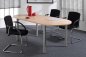 Preview: Konferenztisch Mega 200 x 90 cm oval Buche