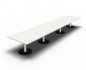 Preview: Konferenztisch TEN 540 cm Weiss