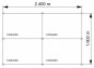Preview: Zeichnung Tisch 240 x 160 cm