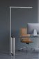 Preview: LED-Standleuchte MAULjet - silber Stellbeispiel