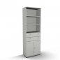 Preview: Modulschrank TEN 6 OH mit Schubkästen Weiss