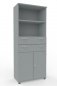 Preview: Modulschrank TEN 80 cm breit 5 Ordnerhöhen Lichtgrau