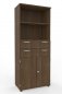 Preview: Modulschrank TEN 80 cm breit 5 Ordnerhöhen Nussbaum