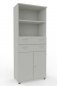 Preview: Modulschrank TEN 80 cm breit 5 Ordnerhöhen Weiß