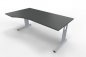 Preview: PC-Schreibtisch Mega links 180x100 cm Onyxgrau