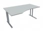 Preview: PC-Schreibtisch TEN 160 cm, linksPC-Schreibtisch TEN 160 cm, links lichtgrau