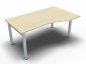 Preview: PC-Schreibtisch ONE 160 cm rechts Ahorn