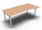 Preview: PC-Schreibtisch ONE 200 cm rechts Buche