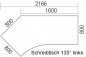 Preview: Schreibtisch 135 Grad linke Seite